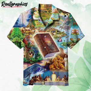 inspirational the holy bible hawaiian shirt short sleeve button up shirt jayzys