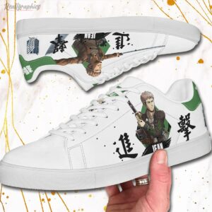 jean kirstein sneakers custom attack on titan anime stan smith shoes 4 tjgfea
