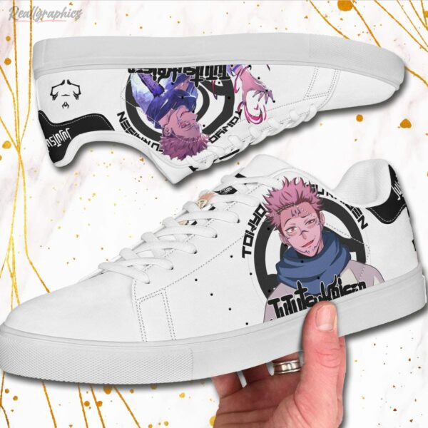 jujutsu kaisen sukuna ryoumen stan smith shoes custom anime sneakers 3 voteer