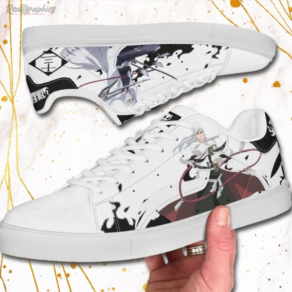 jushiro ukitake sneakers custom bleach anime shoes 4 vctwee