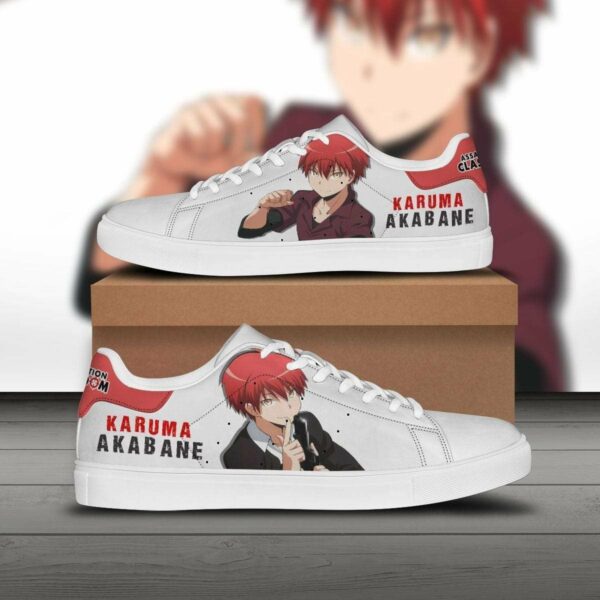 karma akabane skate sneakers assassination classroom custom anime shoes 1 yeaiom