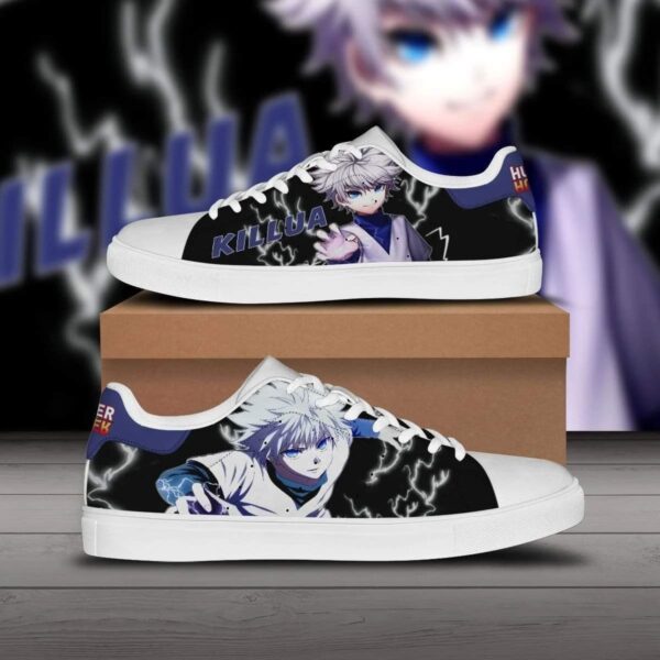 killua assassin mode skate sneakers hunter x hunter custom anime shoes 1 fkcsmt