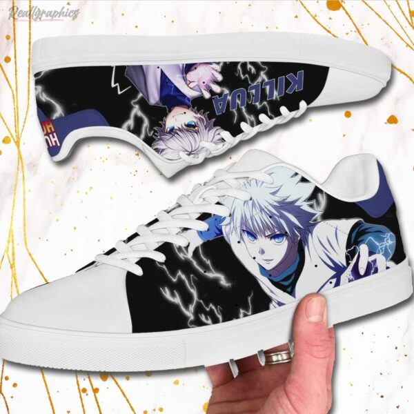 killua assassin mode skate sneakers hunter x hunter custom anime shoes 2 vyvzcy