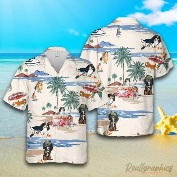 king charles summer beach hawaiian shirt aloha shirt jnhrmg