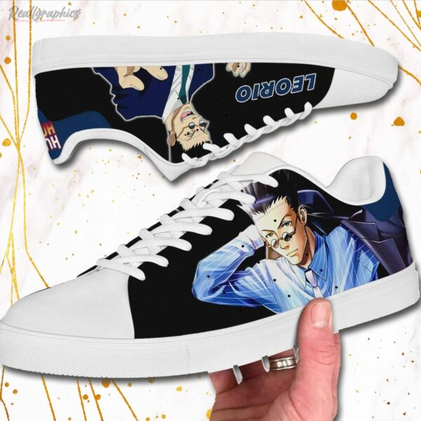 leorio paradinight skate sneakers hunter x hunter custom anime shoes 2 qcysk2