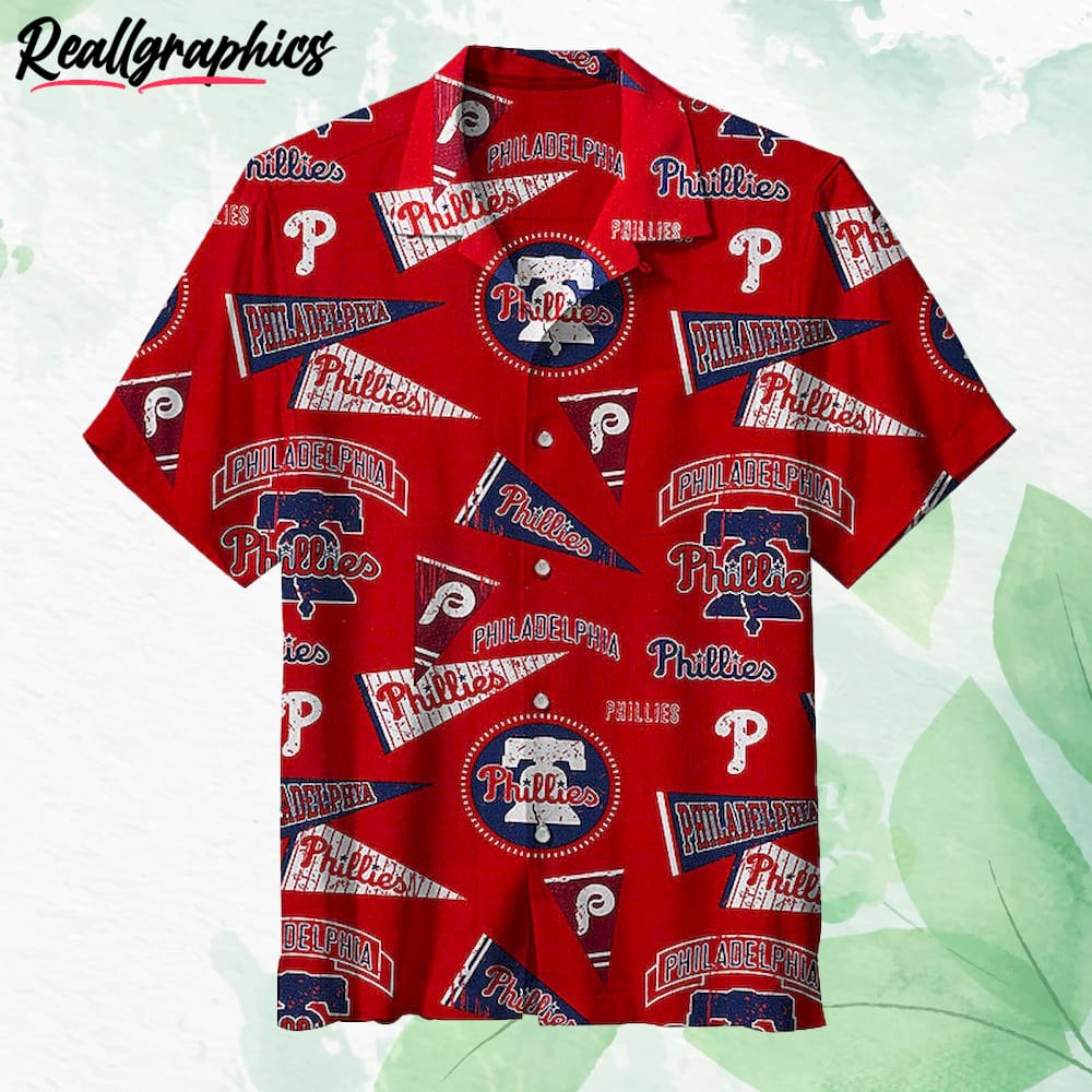 MLB Philadelphia Phillies Retro Hawaiian shirt