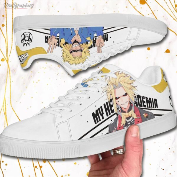 my hero academia all might shoes custom mha anime skate sneaker 2 hzxpmo