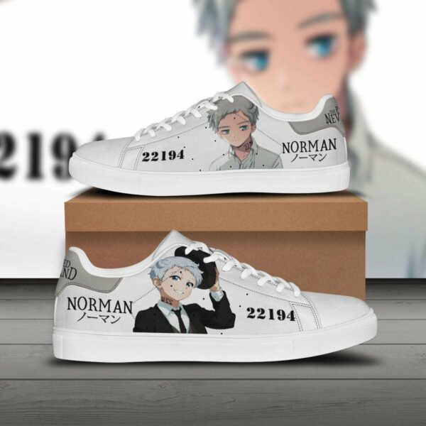 norman skate sneakers the promised neverland custom anime shoes 1 nr4ufi