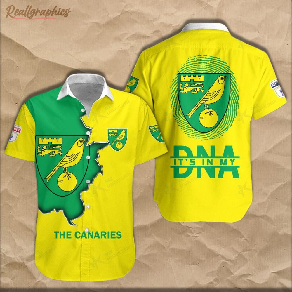 Norwich City Is My DNA Hawaiian Shirt