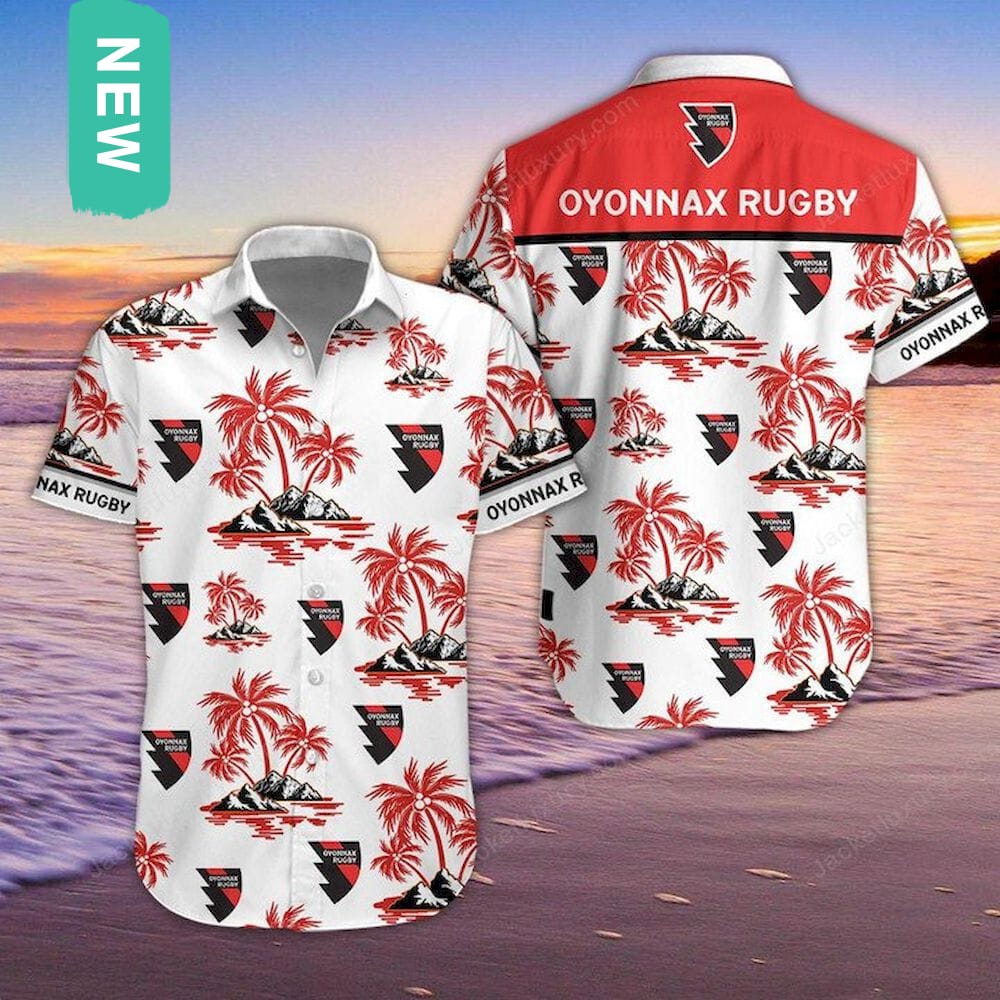 Oyonnax Rugby Hawaiian Shirt