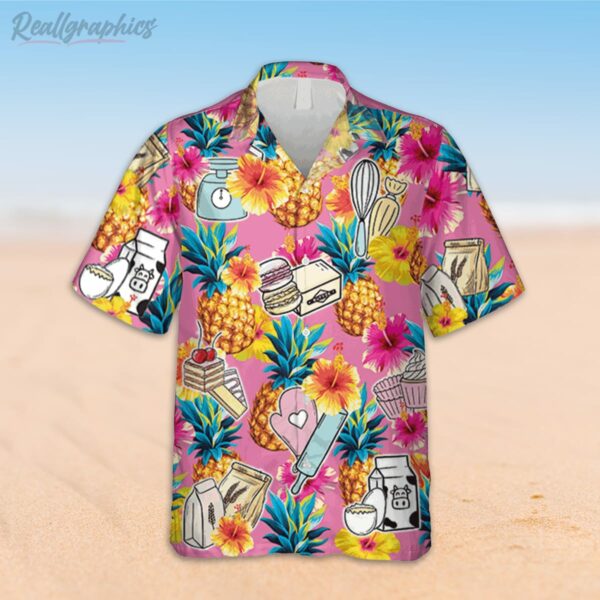 pink bakery hawaiian shirt summer shirt fot her 2 v1juse