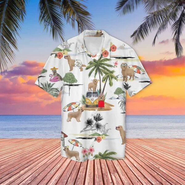 pyrenean shepherd beach hawaiian shirt aloha shirt zil4pl