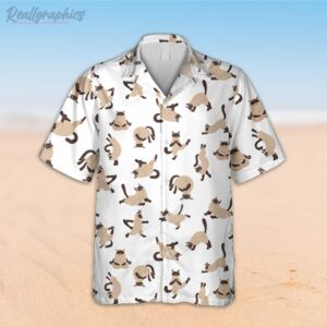 siamese cats doodles white hawaiian shirt 2 mr2jej