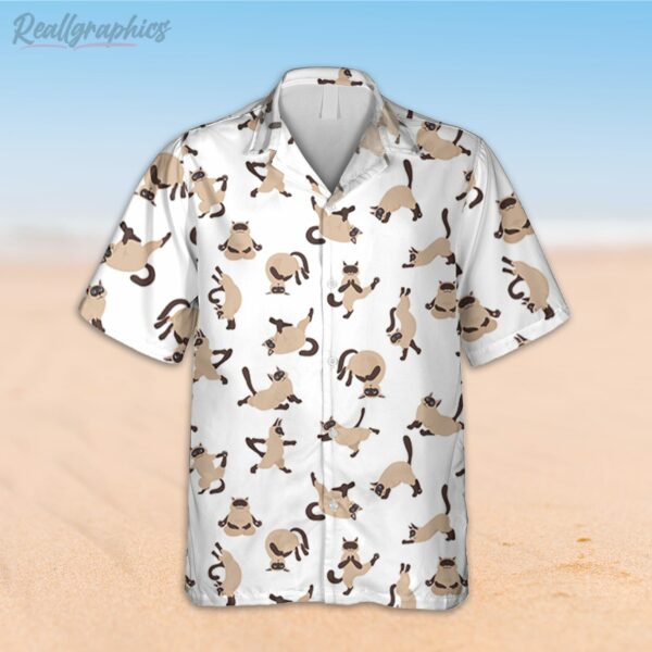 siamese cats doodles white hawaiian shirt 2 mr2jej