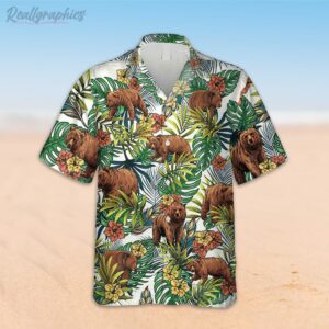 summer grizzly bear hawaiian shirt 2 n2tsf0