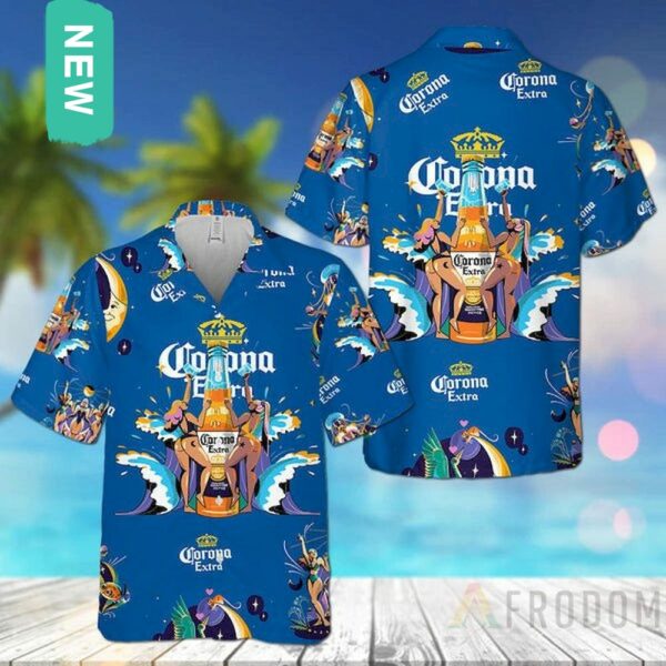 summer party corona extra hawaii shirt udeier