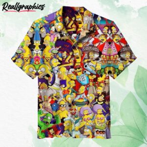 the simpsons 3d hawaiian shirt gbfbd0