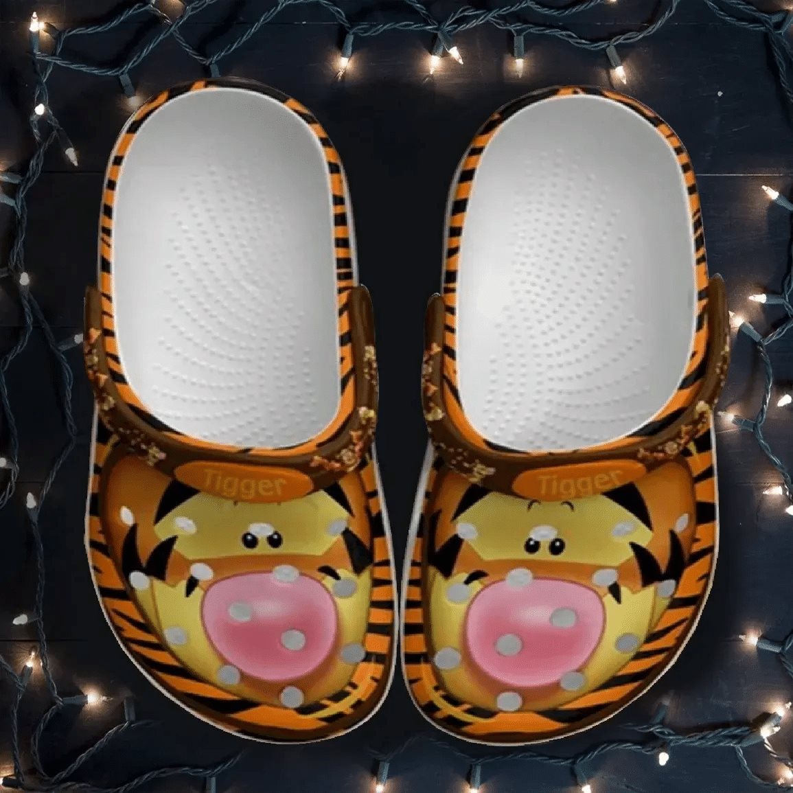 Tigger Winnie-The-Pooh Classic Clogs Shoes - Reallgraphics