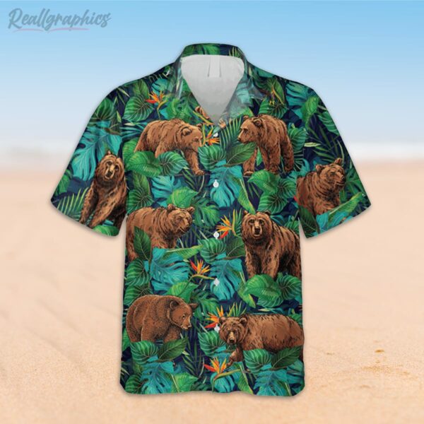 tropical bear green hawaiian shirt 2 cocpca