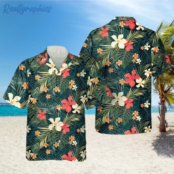 tropical flowers and plants hawaiian shirt beach outfit 1 g3q130