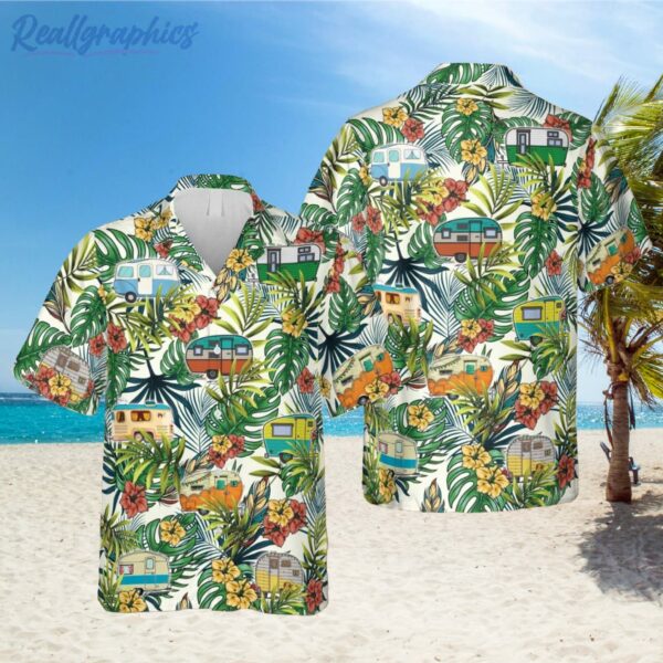 tropical plants and campers 3d print hawaiian shirt vintage beach shirt 1 qpwfsx