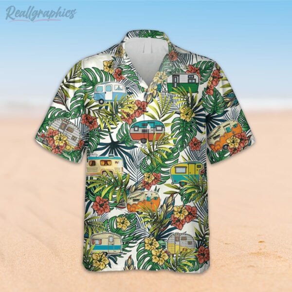 tropical plants and campers 3d print hawaiian shirt vintage beach shirt 2 ujm6sr