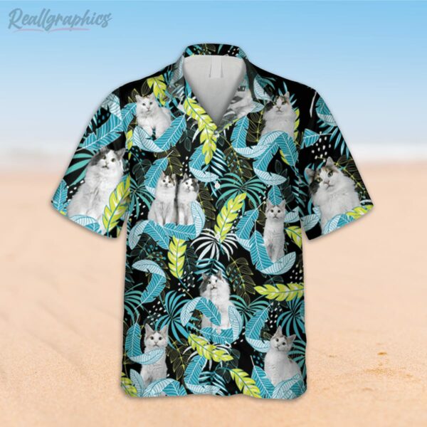 white turkish van kitty hawaiian shirt cool summer shirt 2 lgse21