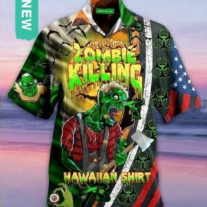 zombie killing hawaiian shirt hojvfu