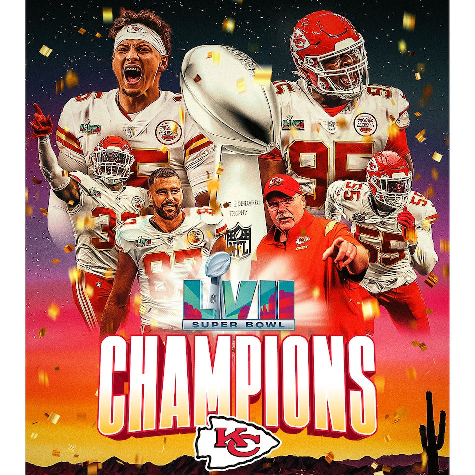 Kansas City Chiefs Super Bowl LVII Champions