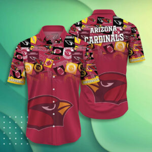 arizona cardinals casual button down shirt 1 o2iqzt