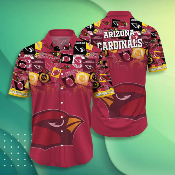 arizona cardinals casual button down shirt 1 o2iqzt