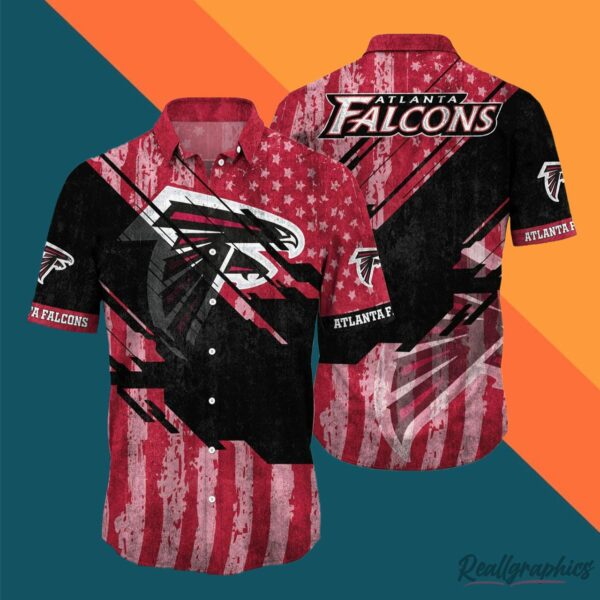 atlanta falcons american distressed hawaiian shirt 1 xouean