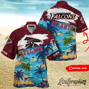 atlanta falcons nfl personalized hawaiian shirt 1 hcld1h