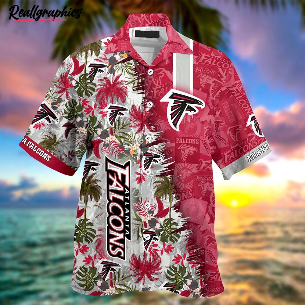 Atlanta Falcons Team 3D Printed Hawaiian Shirt
