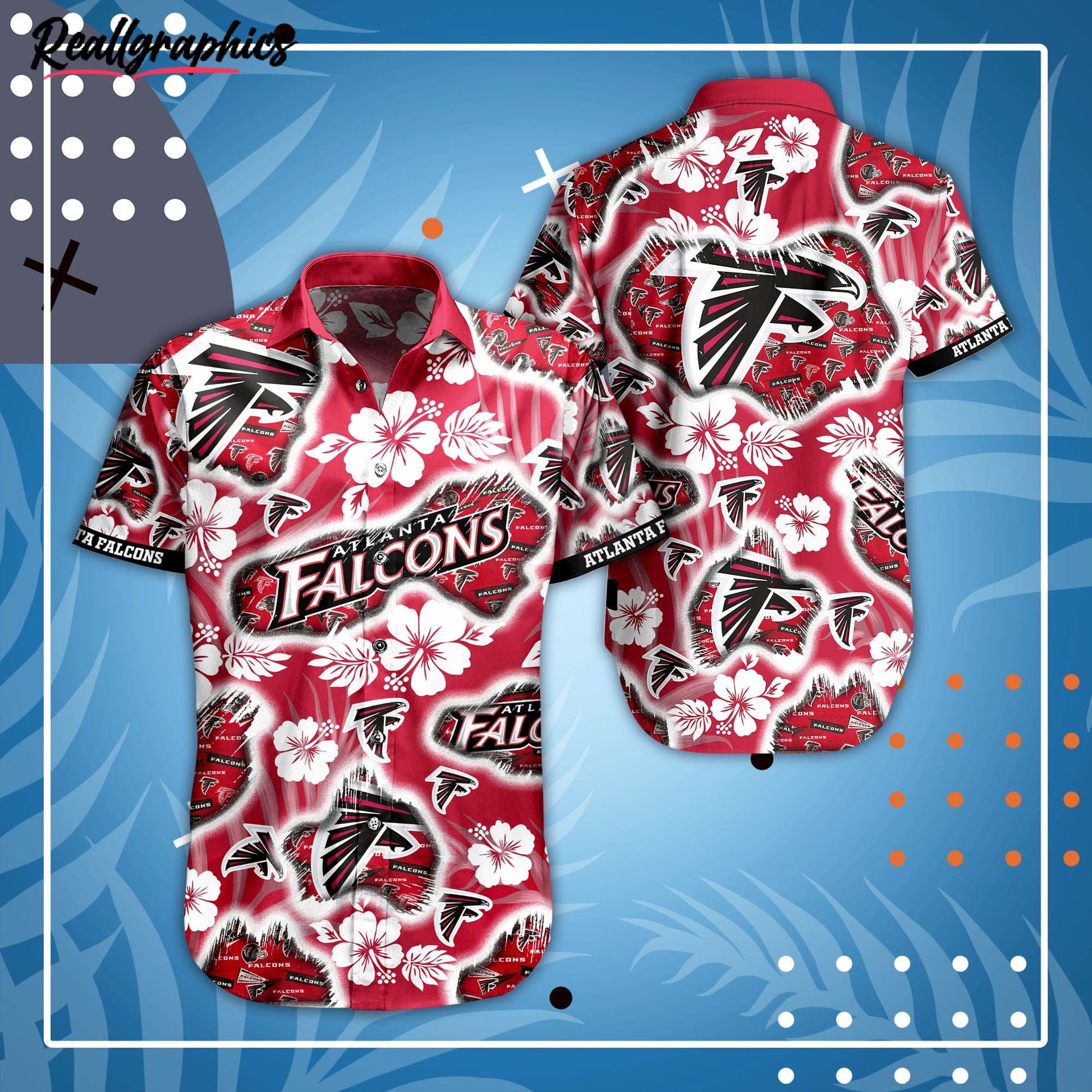 Atlanta Falcons Team Aloha Shirt