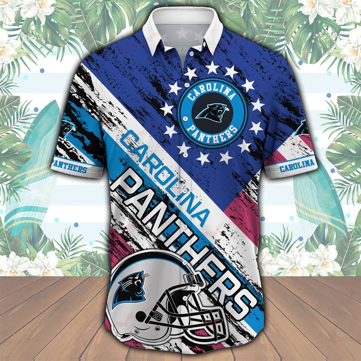 Carolina Panthers NFL Hawaiian Shirt, Button Shirt - Reallgraphics