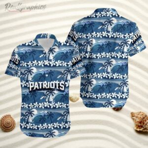 england patriots football coconut trees hawaiian shirt 1 dqar4z