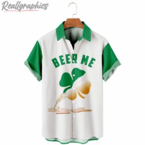 four leaf clover beer me casual st. patricks day shirt 1 bdznqp