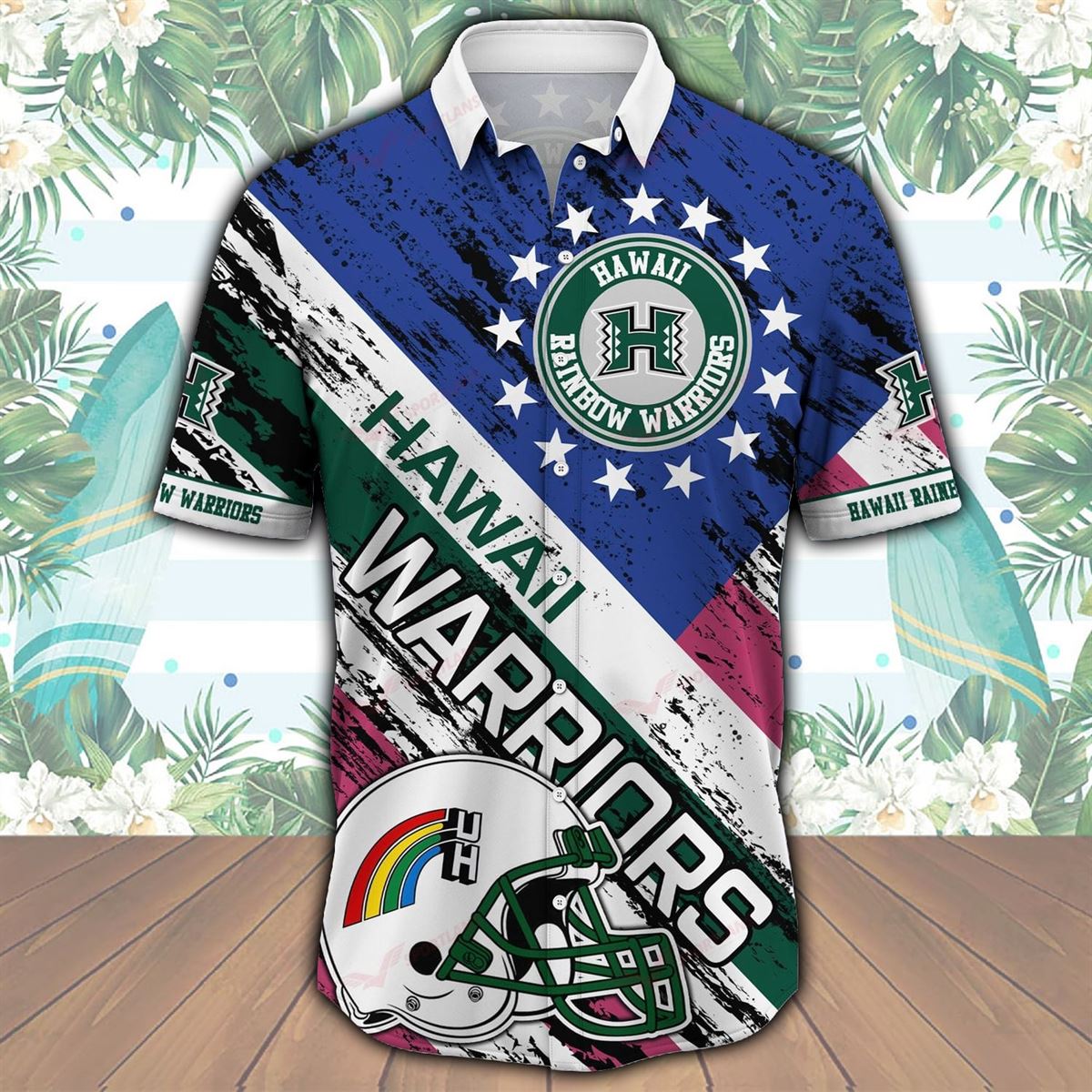 TRENDING] Hawaii Rainbow Warriors Personalized Hawaiian Shirt
