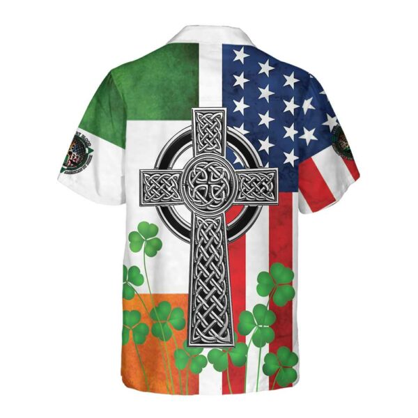 irish celtic cross shamrock american hawaiian shirt 2 jwnysf