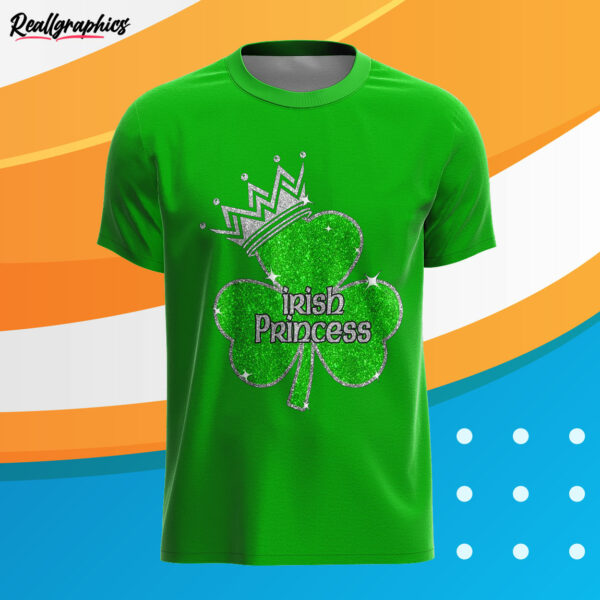 irish green t shirt st patricks day shamrock irish princess ibdgtb