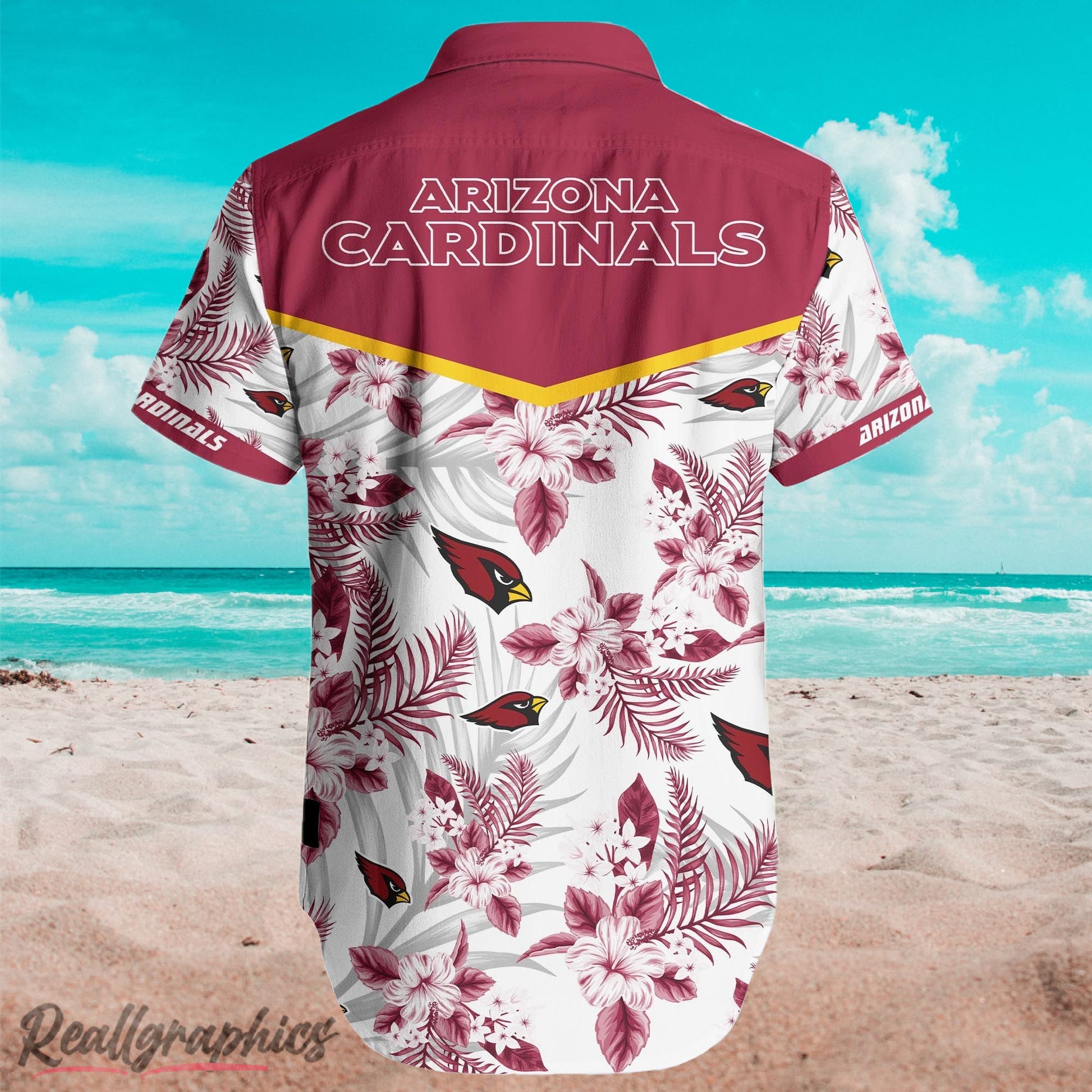 Kingkong X Arizona Cardinals Hawaiian Shirt