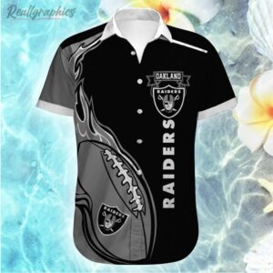 las vegas raiders football ball hawaiian shirt vbe7pi