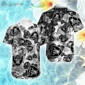 las vegas raiders hawaiian button up shirt a74cl5
