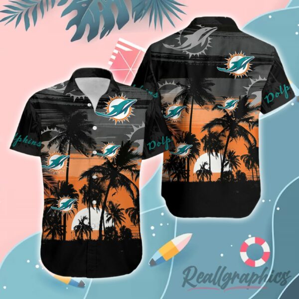 miami dolphins hawaiian shirt for fan kcrbgc