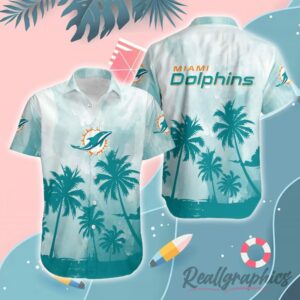miami dolphins hawaiian shirt limited edition coconut trees summer i4dsit