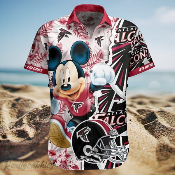 Mickey vs Atlanta Falcons Aloha Shirt