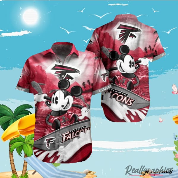 Mickey x tlanta Falcons Hawaiian Shirt