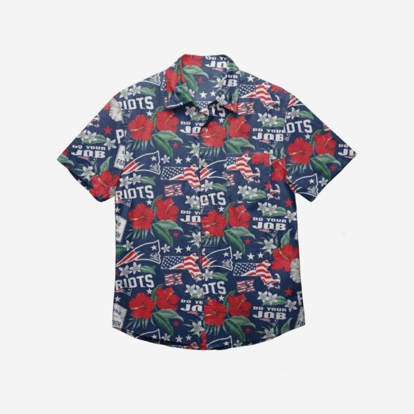 new england patriots tropical flower casual button shirt 2 hm0ugn
