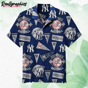 new york yankees baseball casual button shirt 1 s2bi2n